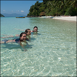 Plage de rêve, seuls au monde