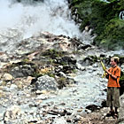 Volcan actif. 